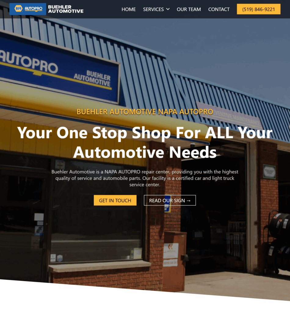 Business Website in Embro